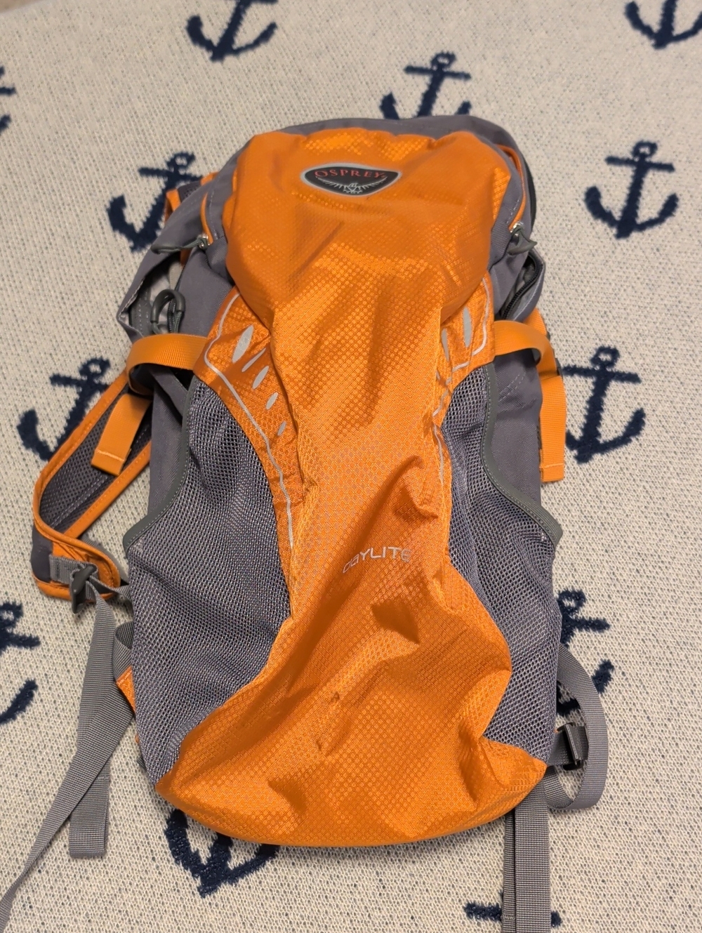 OSPREY Orange and Gray Men's Daypack